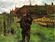 Portrat des Malers Paul Baum in Sluis Lovis Corinth